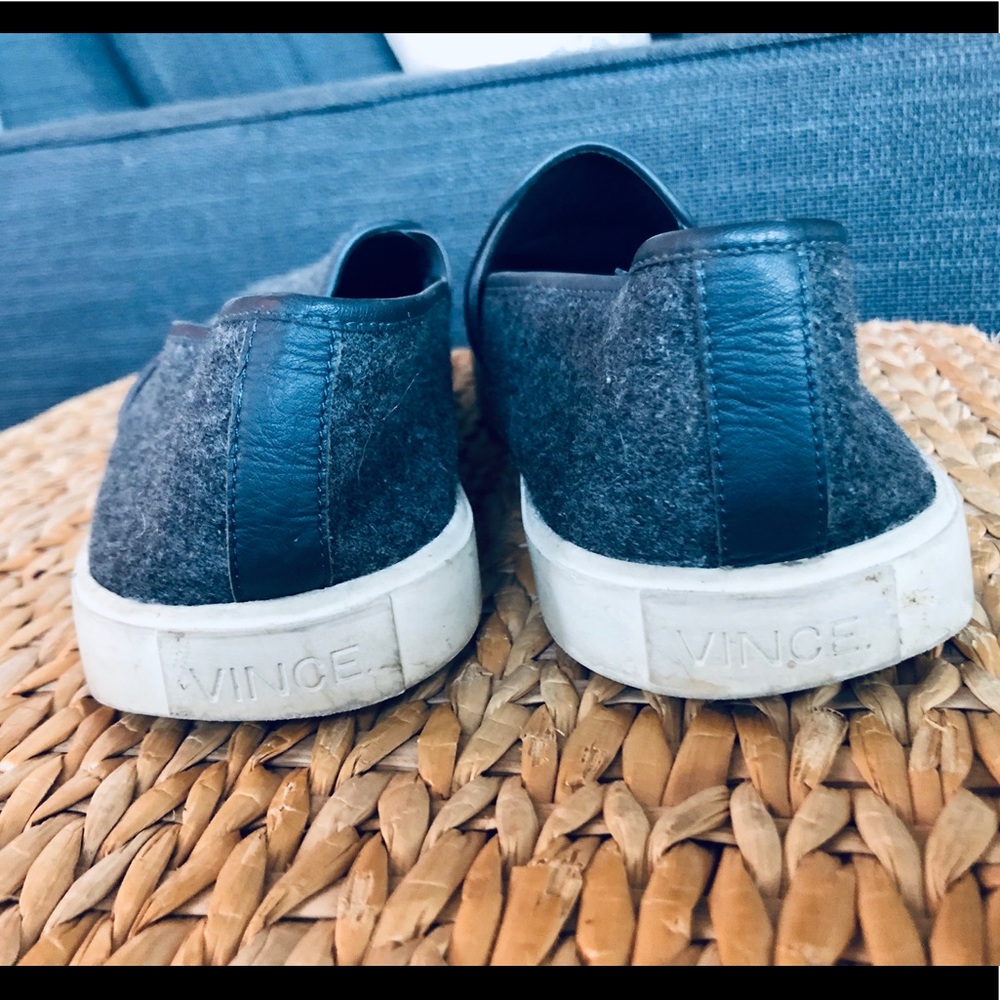 Vince Preston Felted Skate Slip-on Sneakers Gray - Picture 3 of 6